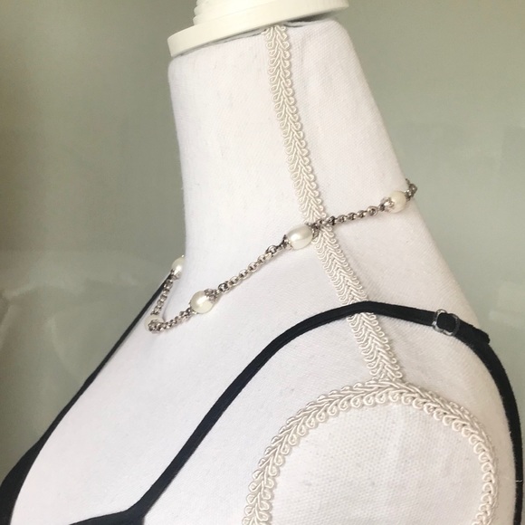 Scott Kay Sterling Silver Cultured Pearl Necklace - Picture 11 of 13